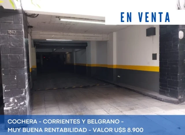 Cocheras y garages en Venta — Corrientes