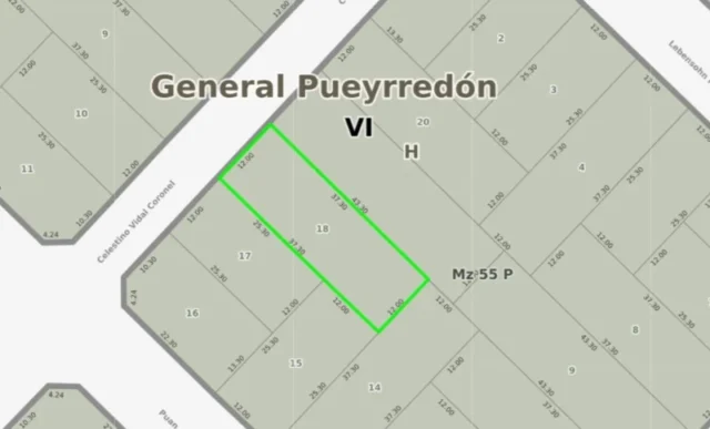 Lotes y terrenos en Venta — Vidal 2150